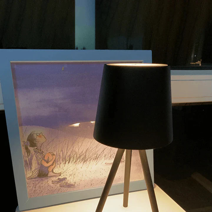 Sleek Portable LED Table Lamp for Ambient Home Lighting - PortTable
