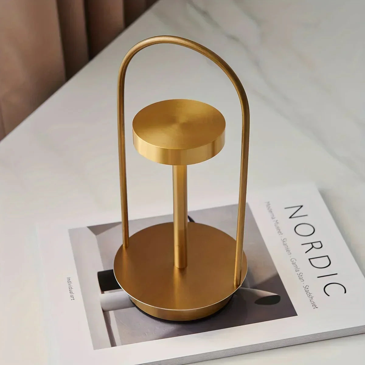 Sleek LED Ambient Table Lamp for a Cozy Glow - AmbientTable