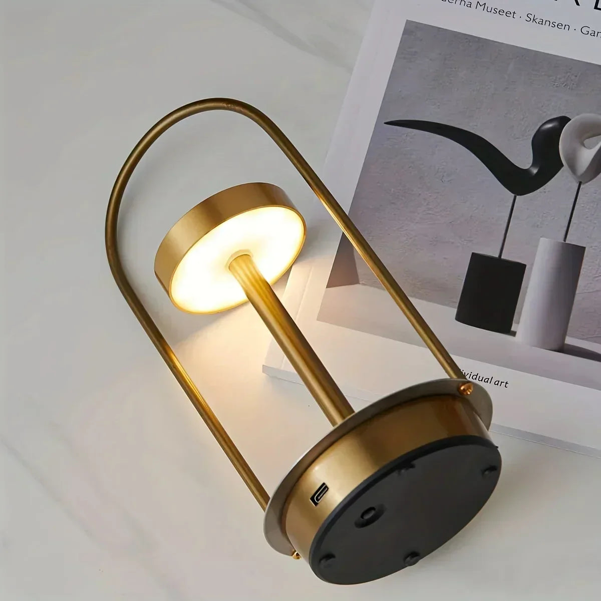 Sleek LED Ambient Table Lamp for a Cozy Glow - AmbientTable