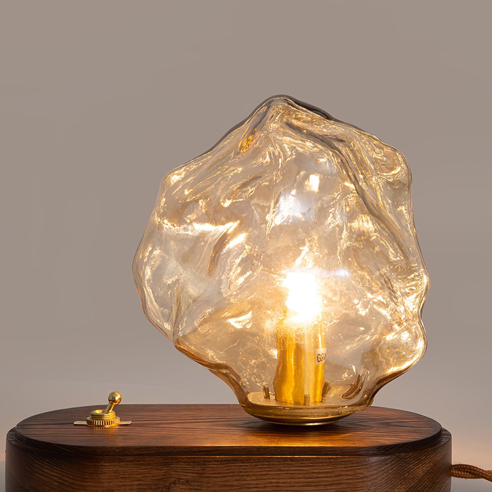 Chic Frosted Table Lamp for Cozy Vibes - FrostTable