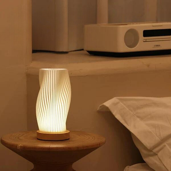 Tranquil LED Wave Lamp for a Cozy Vibe - WaveTable
