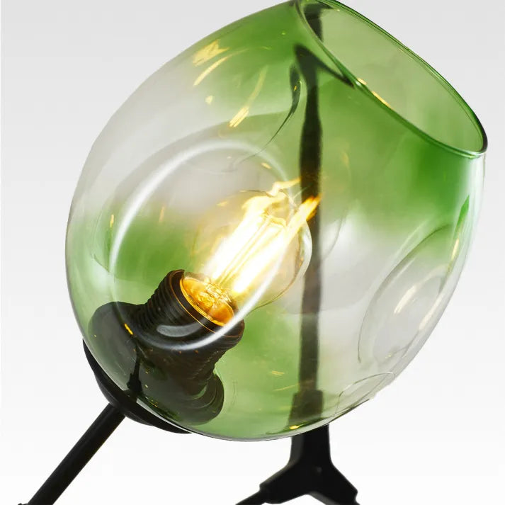 Modern Sputnik Pendant Lamp with Glass Bubble Accents - BubbleDrop