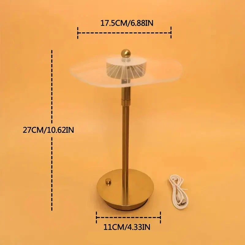 Modern LED Table Lamp for a Warm, Cozy Touch - TouchTable
