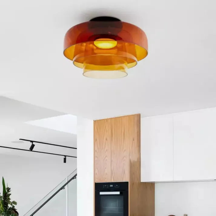 Vintage-Inspired Glass Ceiling Lamp for a Bold, Medieval Ambience - GlassCeil