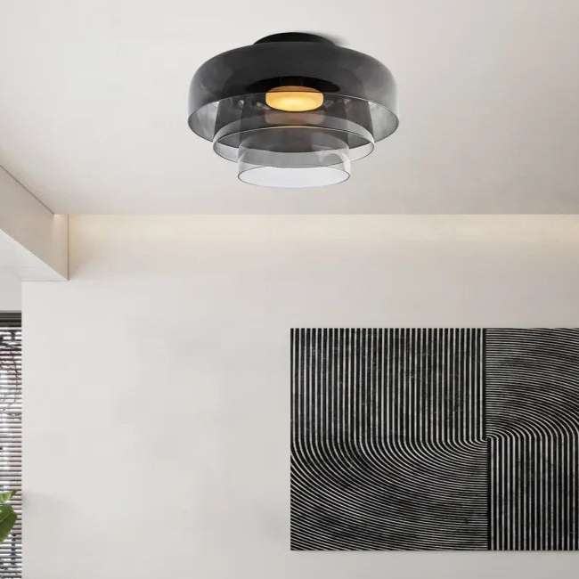 Vintage-Inspired Glass Ceiling Lamp for a Bold, Medieval Ambience - GlassCeil