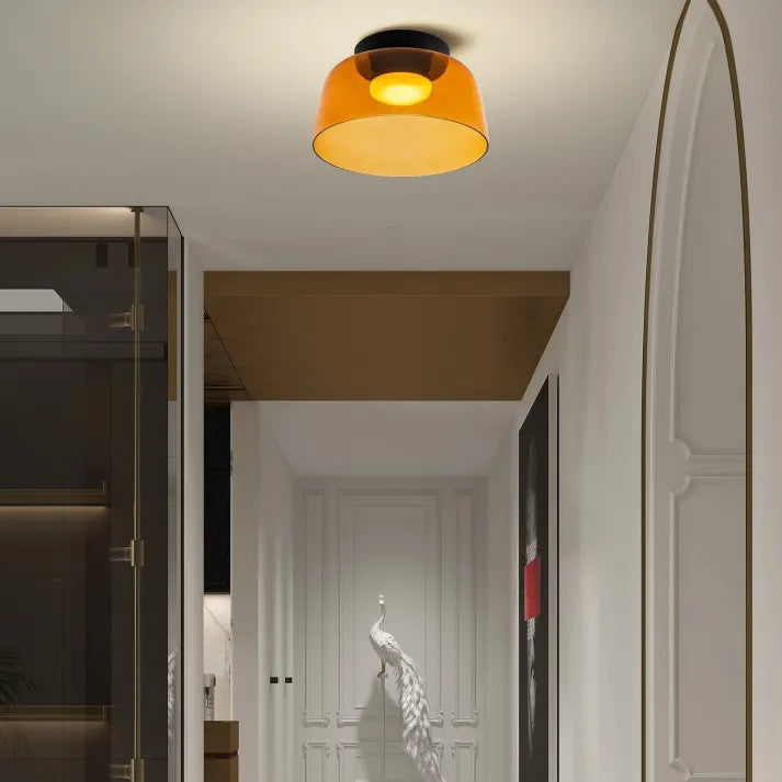 Vintage-Inspired Glass Ceiling Lamp for a Bold, Medieval Ambience - GlassCeil