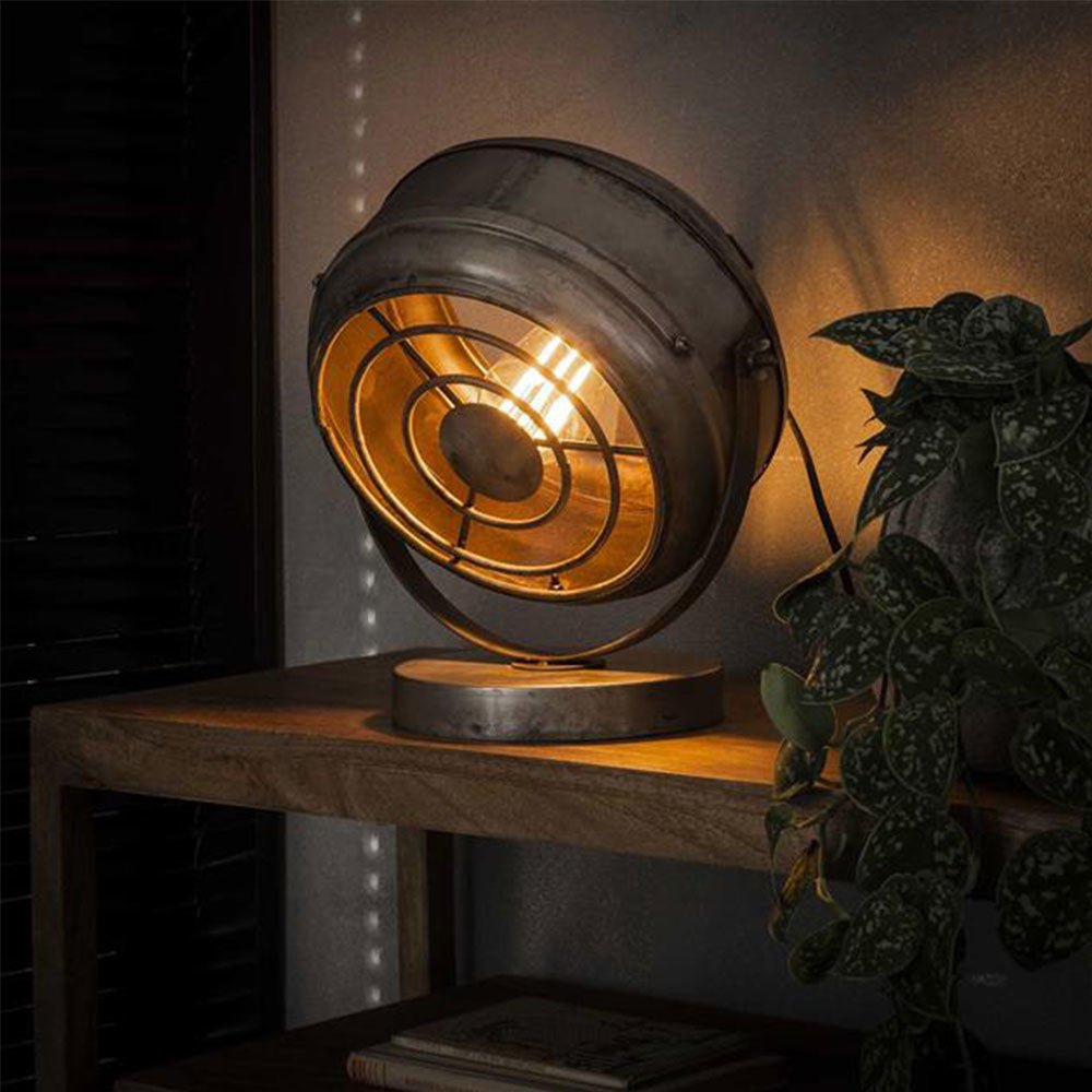 Retro Industrial Table Lamp for a Vintage Vibe - RetroTable