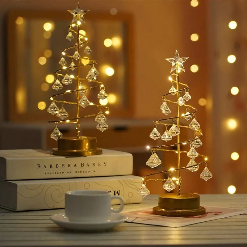 Festive LED Christmas Tree Lamp for a Cozy Holiday Glow - TreeTable