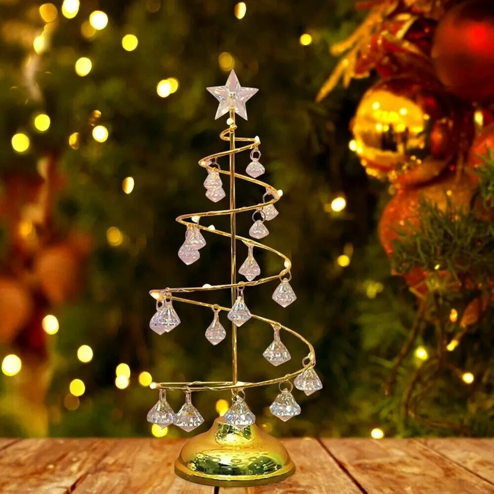Festive LED Christmas Tree Lamp for a Cozy Holiday Glow - TreeTable