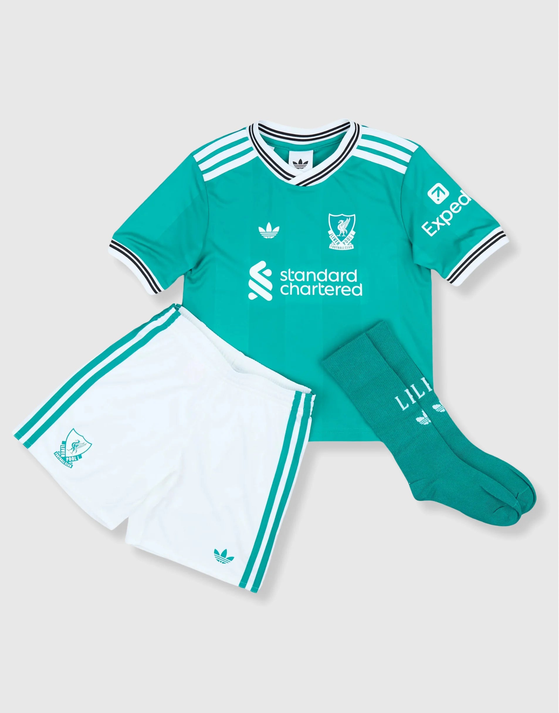 2025-26 Liverpool Third Kids Kit